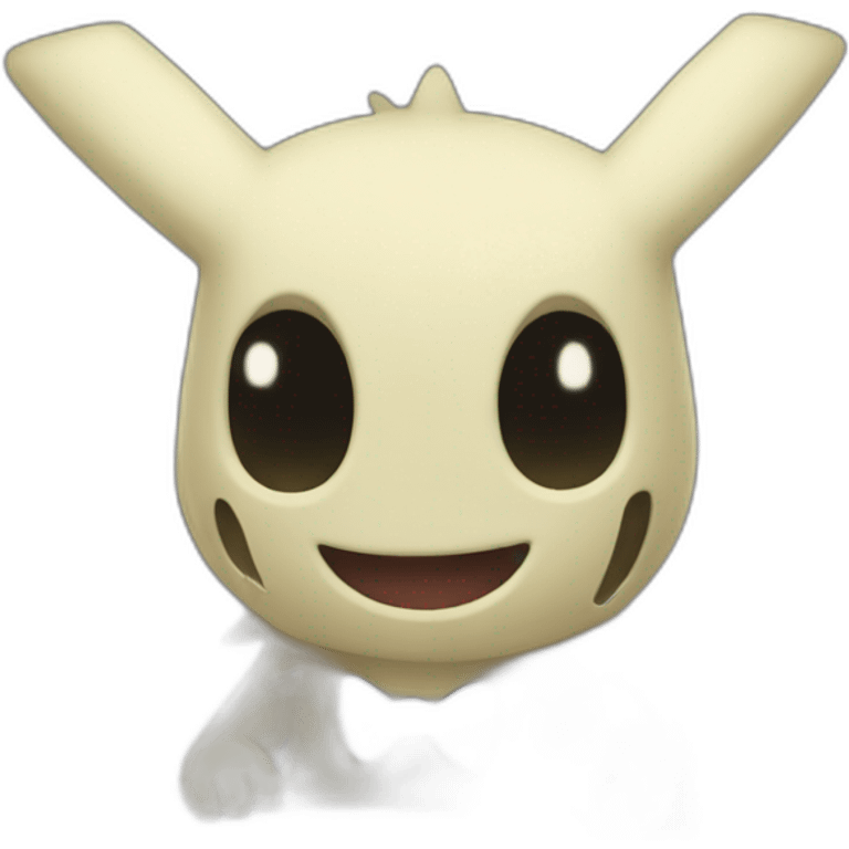 mimikyu working at pc emoji