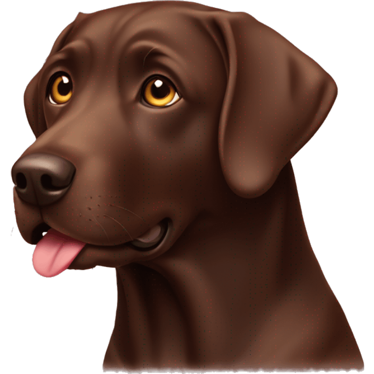 Chocolate Labrador emoji