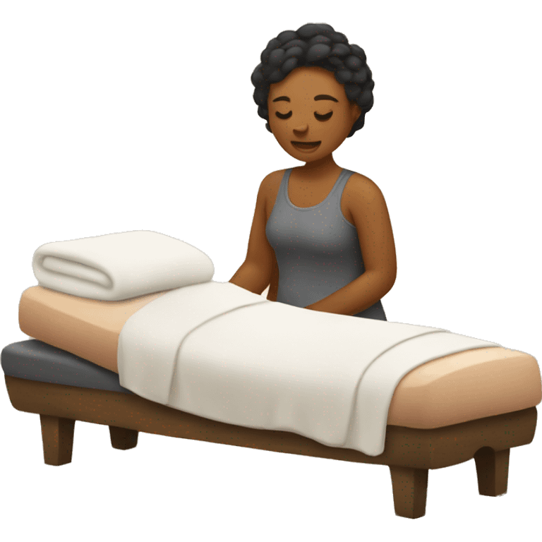 Cozy massage  emoji