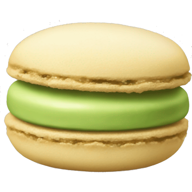 Pistachio macaroon  emoji