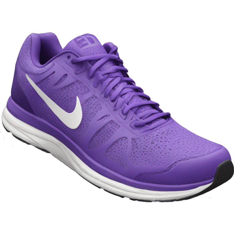 purple running shoe emoji