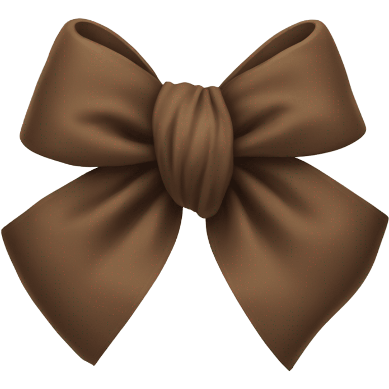 Brown bow emoji