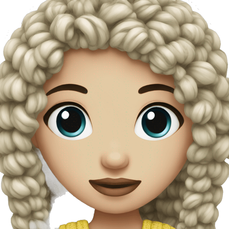 Girl crochet emoji