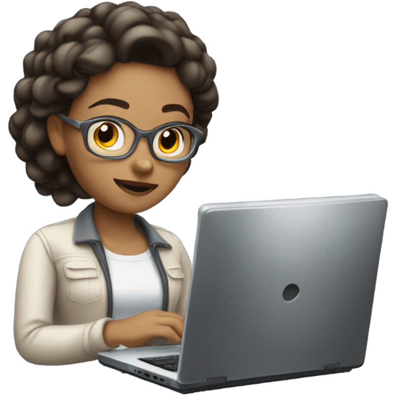 Computer science woman lighter skin emoji