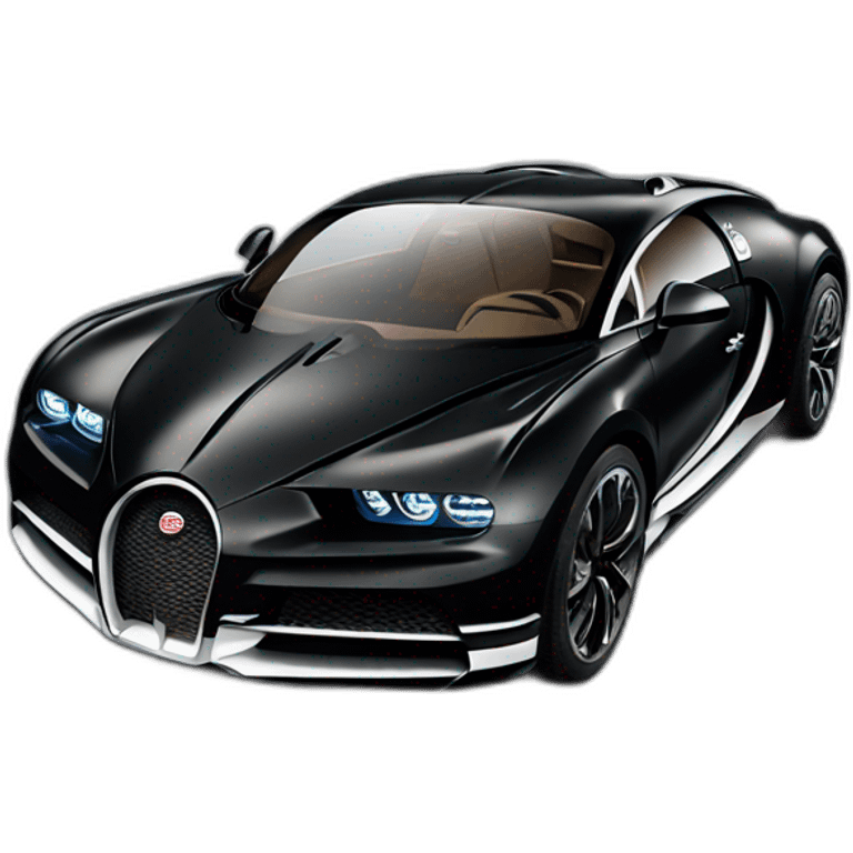 Bugatti la voiture noire emoji