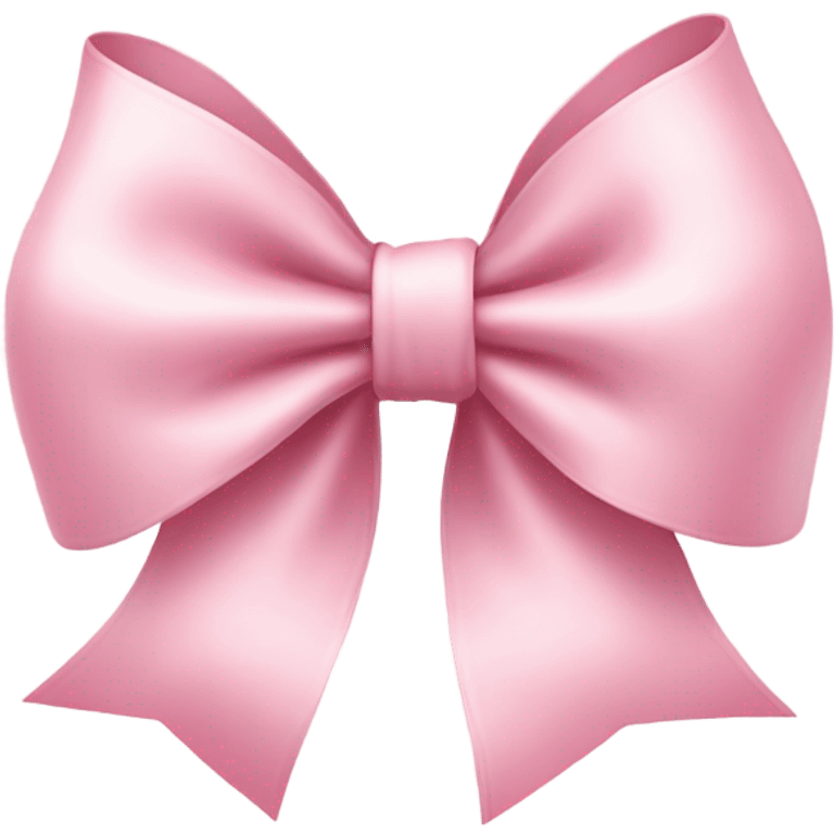 pastel pink bow emoji