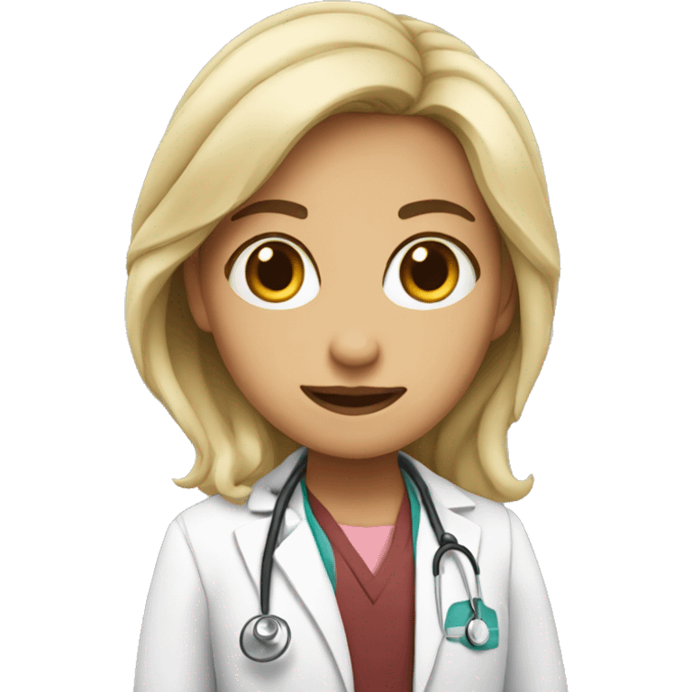 Roxy as a doctor emoji