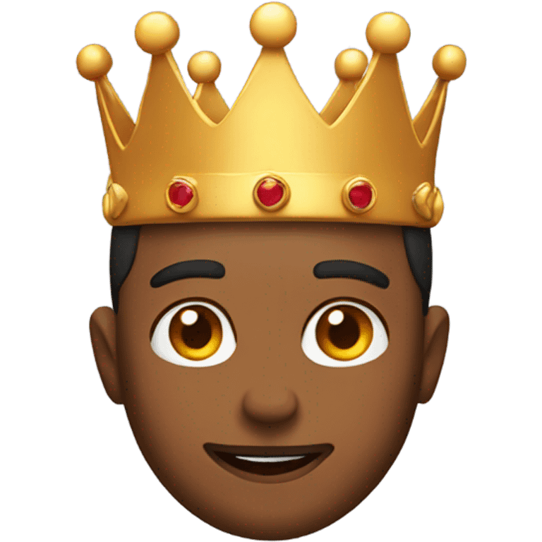 Guy with crown emoji