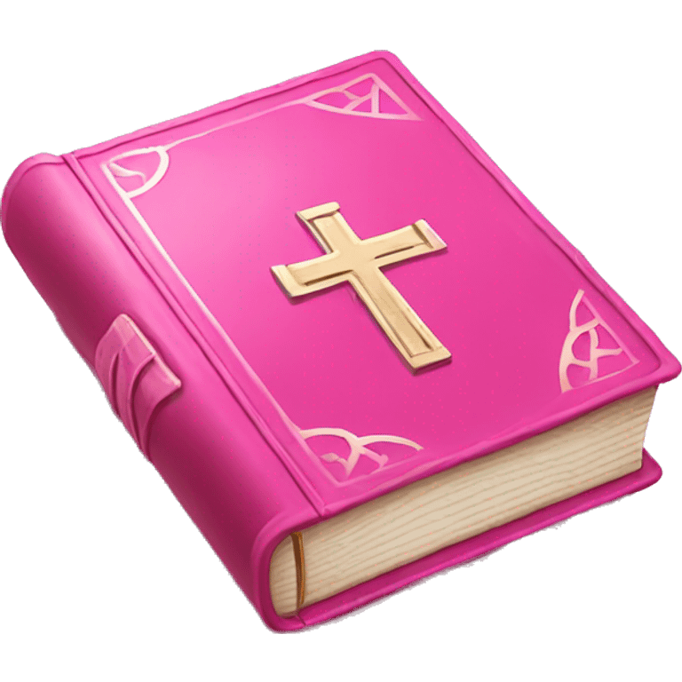 pink holy bible  emoji