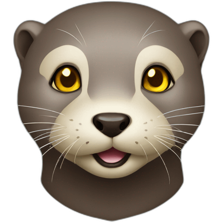 otter with yellow diamond emoji