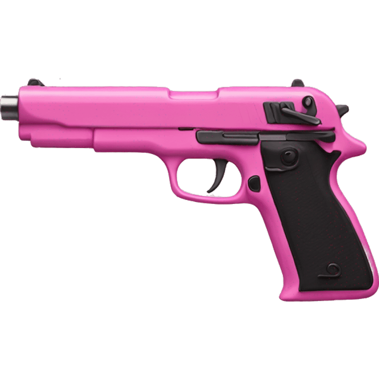 Pink gun emoji