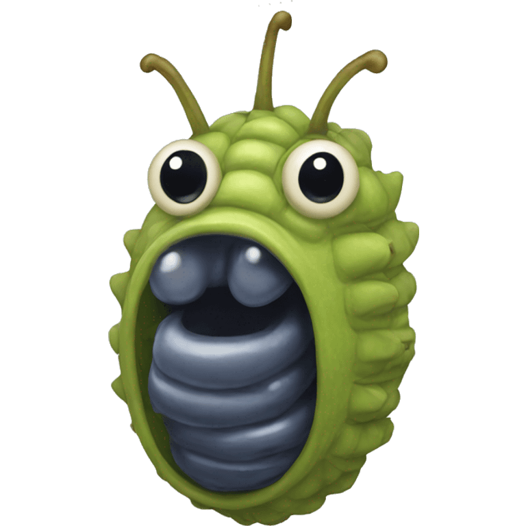 The larva emoji