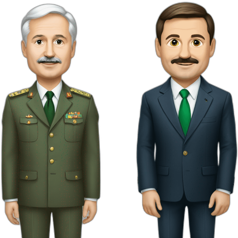 Zelensky and Lukashenko emoji