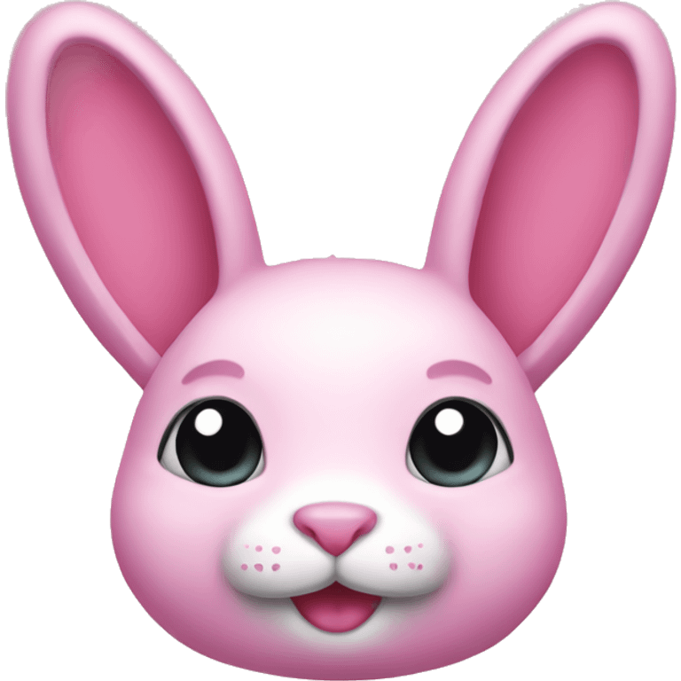 Pink rabbit emoji