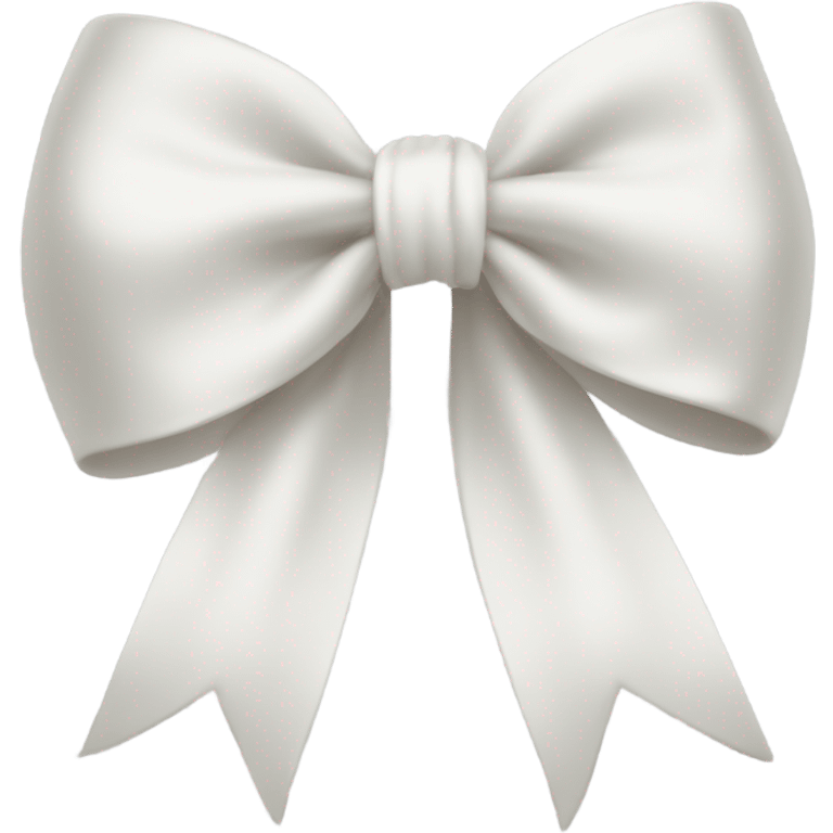 White bow emoji