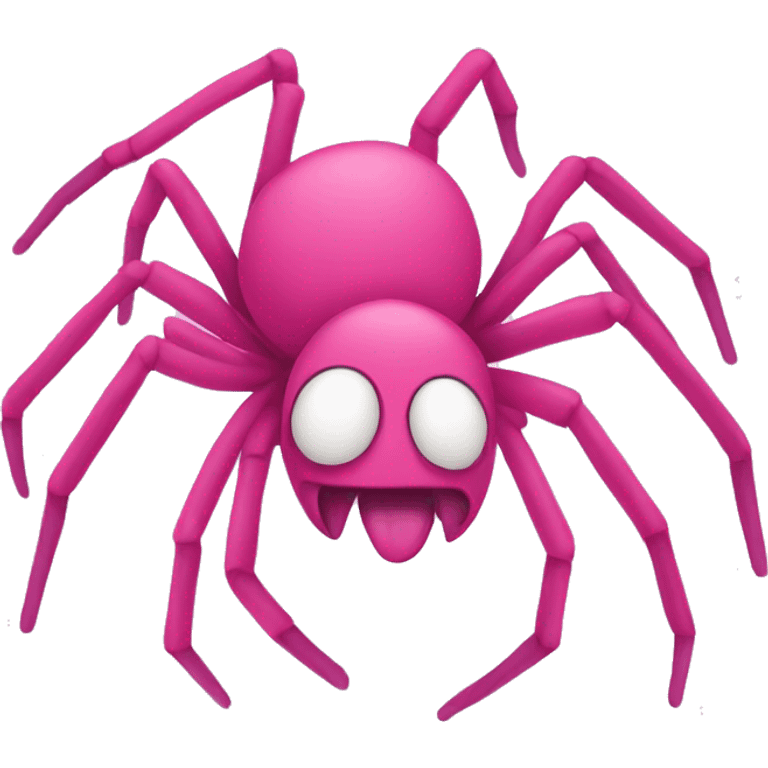 Pink spider  emoji