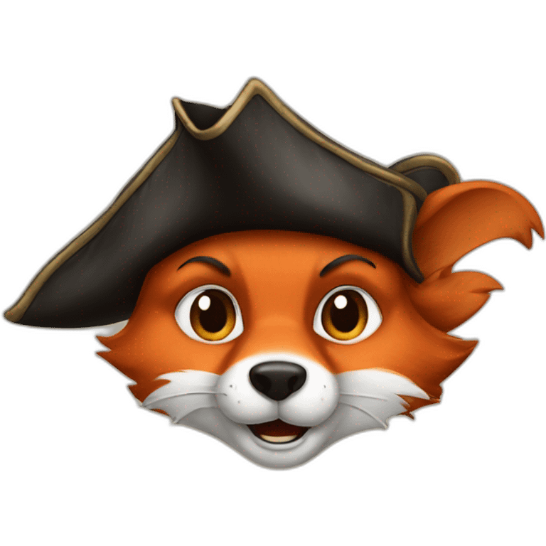 Fox the pirate emoji