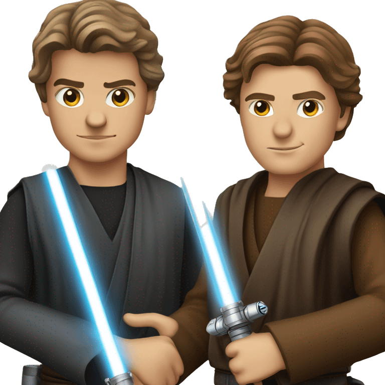 anakin skywalker with a lightsaber emoji