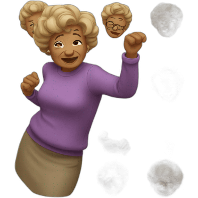 Mamie qui dab emoji