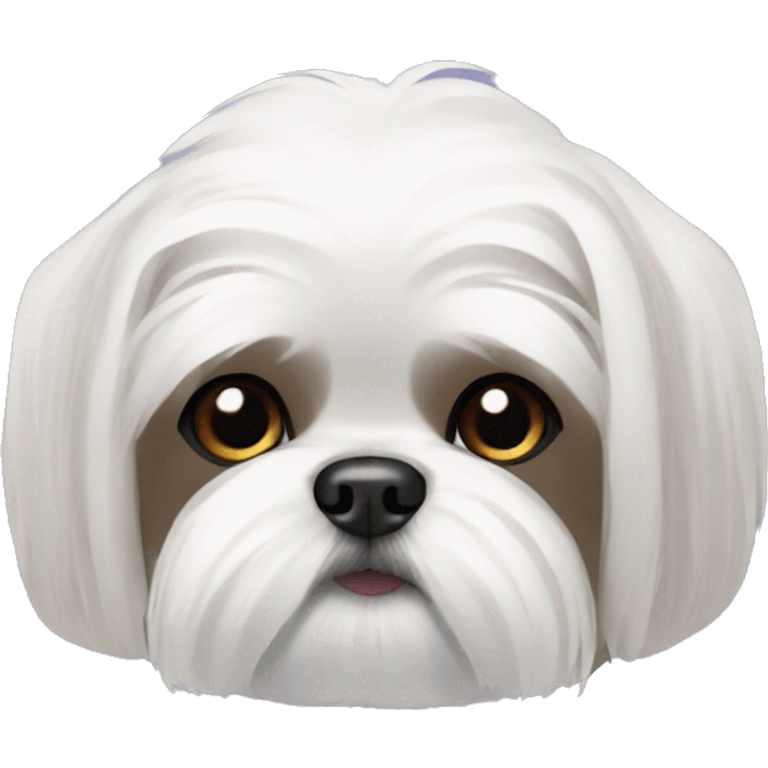 white shihtzu emoji