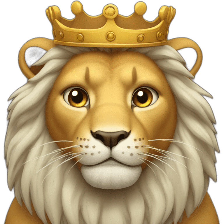 Cat king lion emoji