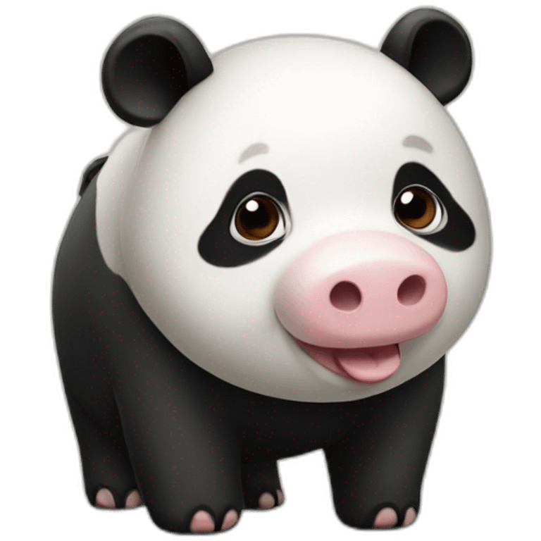 panda pig emoji