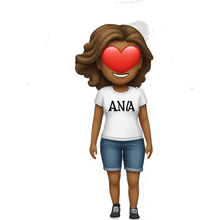 T-shirt with the inscription “I ❤️anna ” emoji