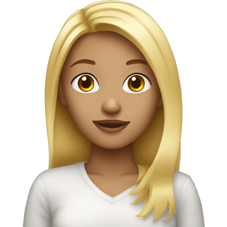 Girl blonde  emoji