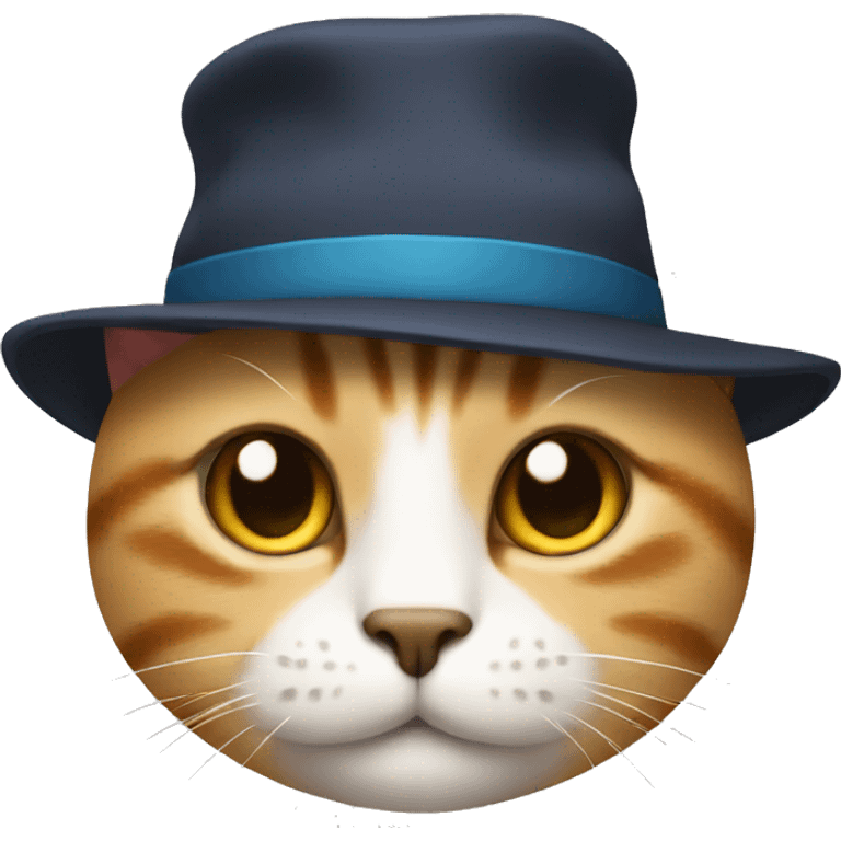 Cat with a hat emoji