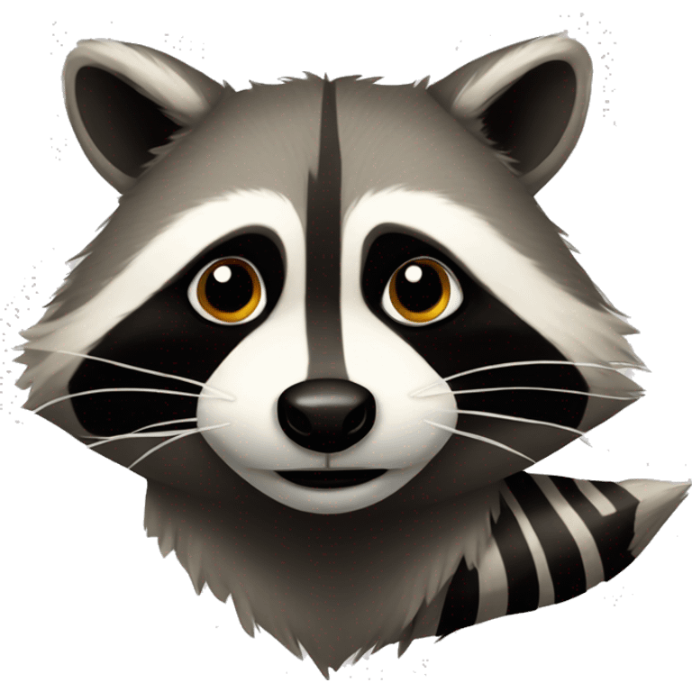 Sketchy raccoon  emoji