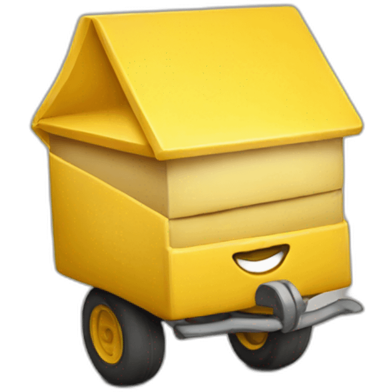 deliver in yellow emoji