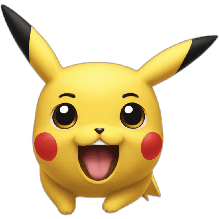 pikachu surprised meme head only emoji