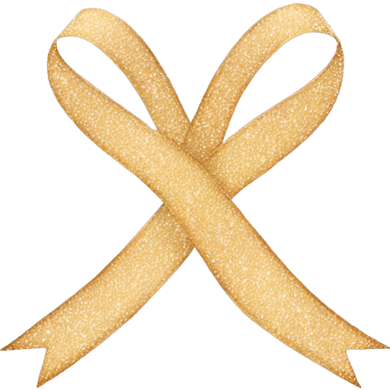 Ribbon with sparkles emoji