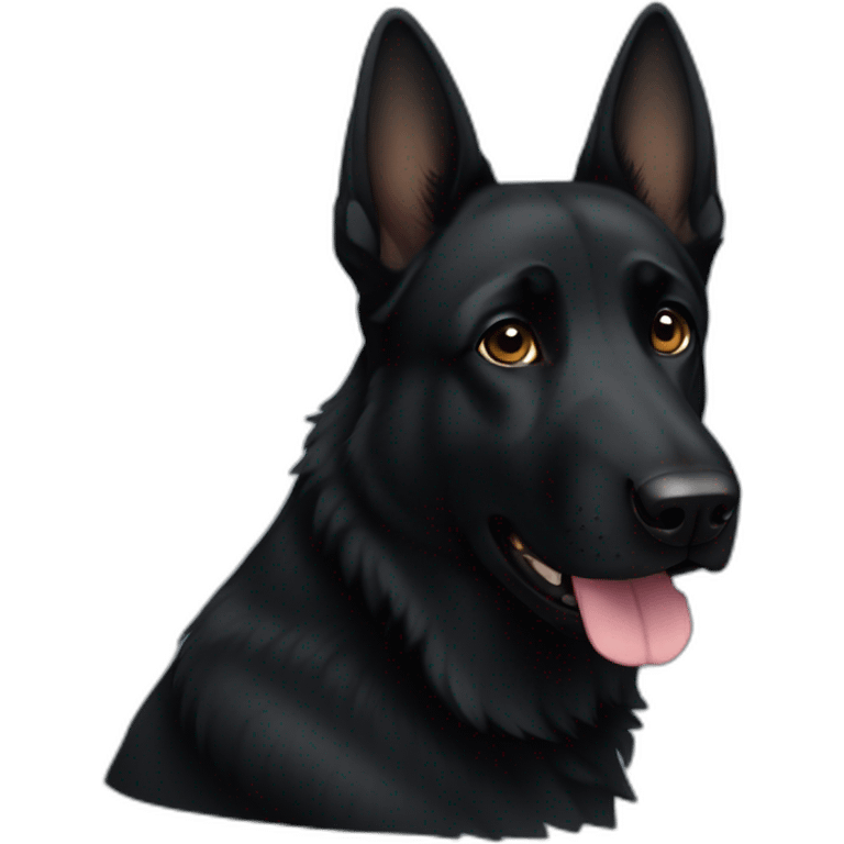 black german shephard emoji