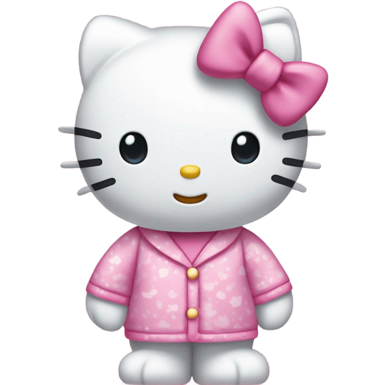 Hello Kitty en pyjama hello kitty  emoji