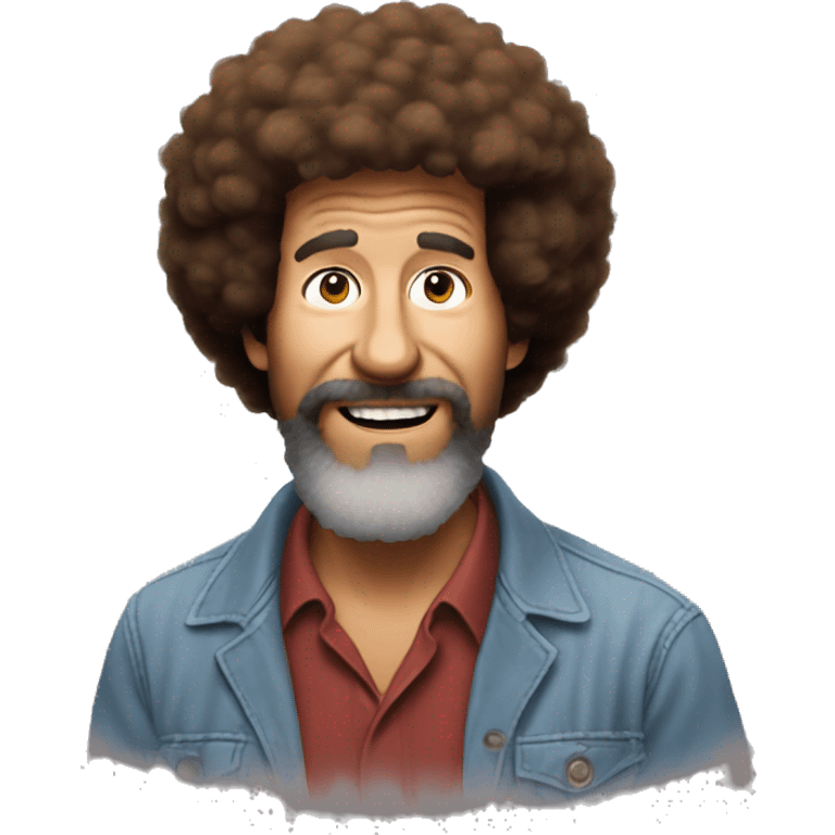 speechless bob ross emoji