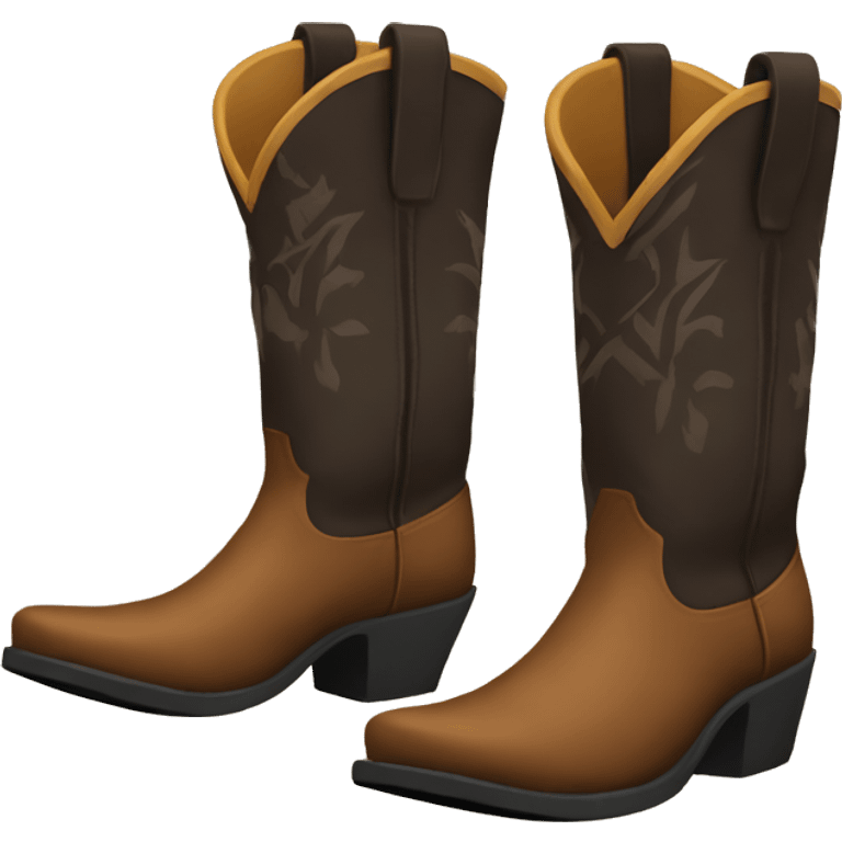 Western boots  emoji