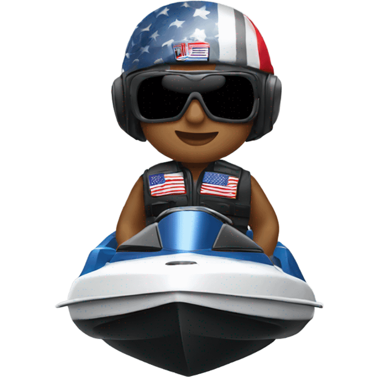 Patriot jetski emoji