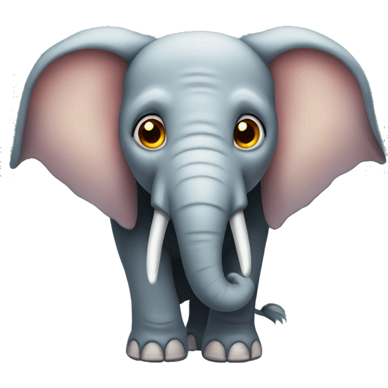 creepy elephant emoji