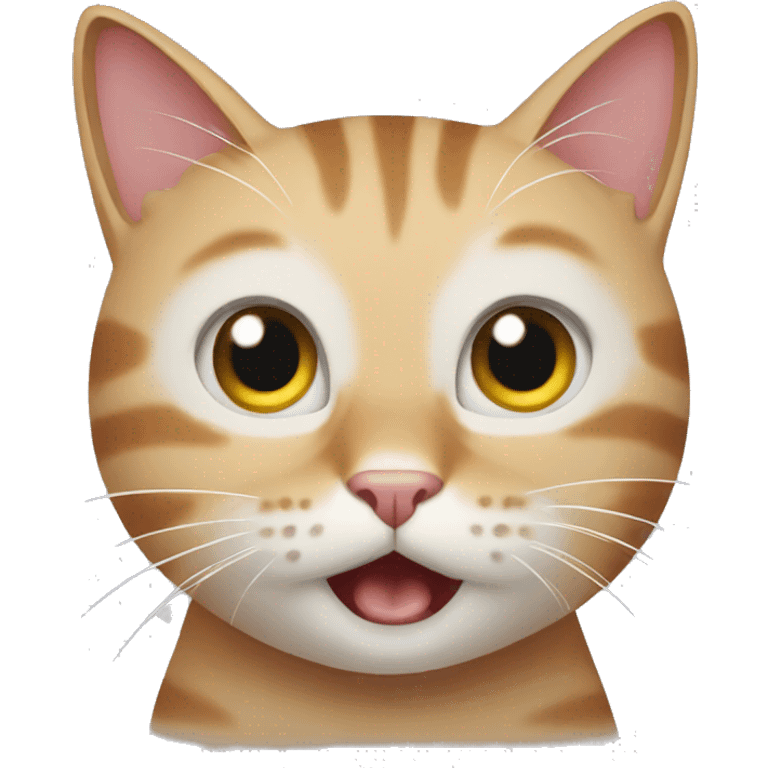 Cat surprised  emoji