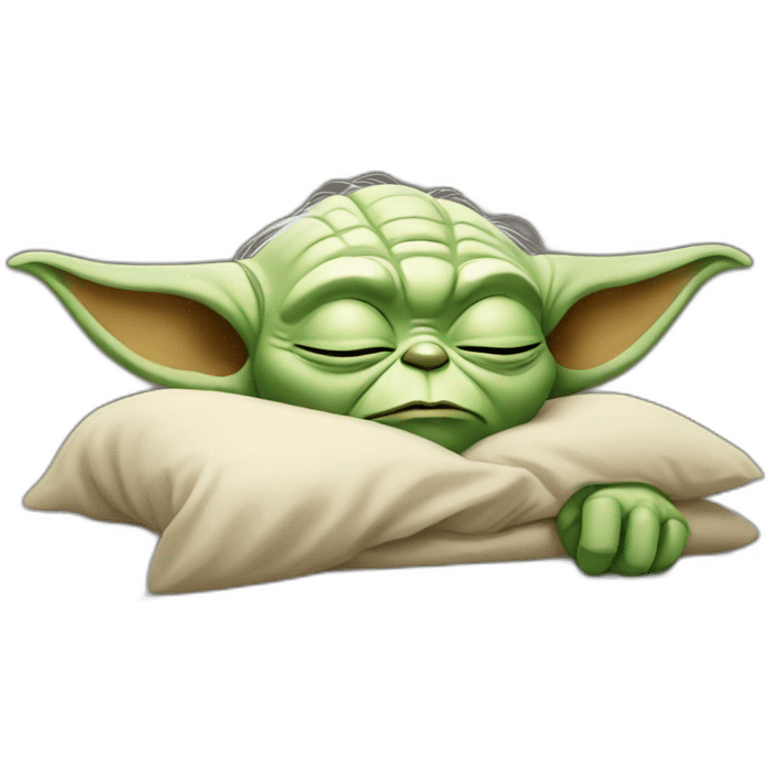 sleeping Yoda emoji