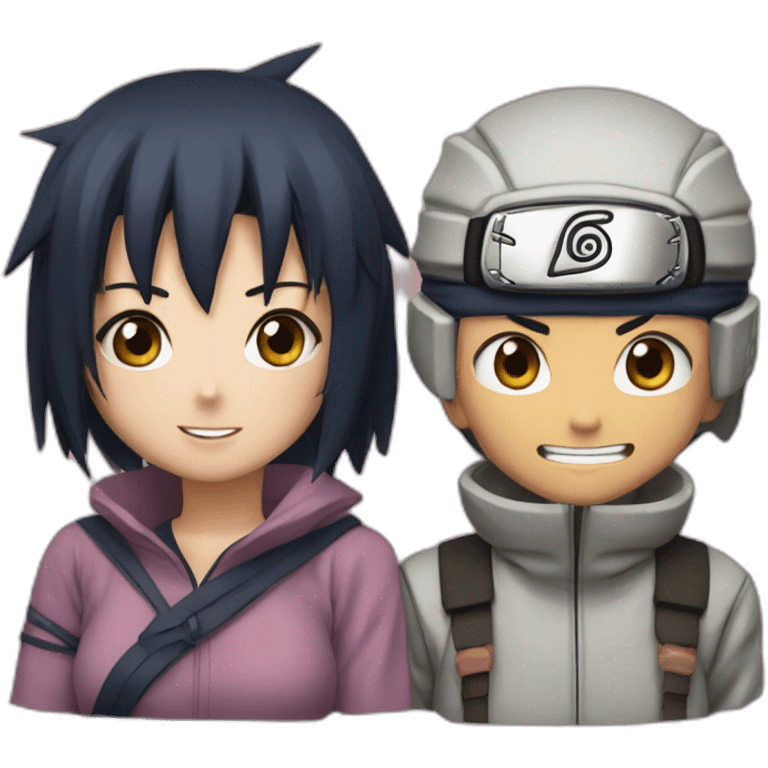 Naruto et hinata emoji