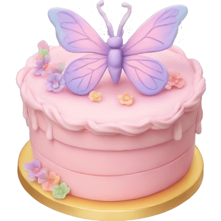 Fairy pastel cake emoji