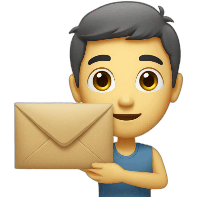 A cute email emoji