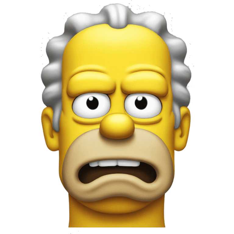 homer simpson angry emoji