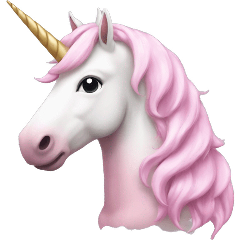 pink and white unicorn emoji