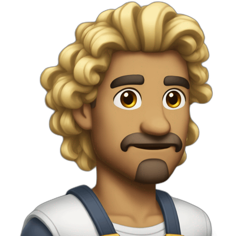 Hardrocker cheveux longs emoji