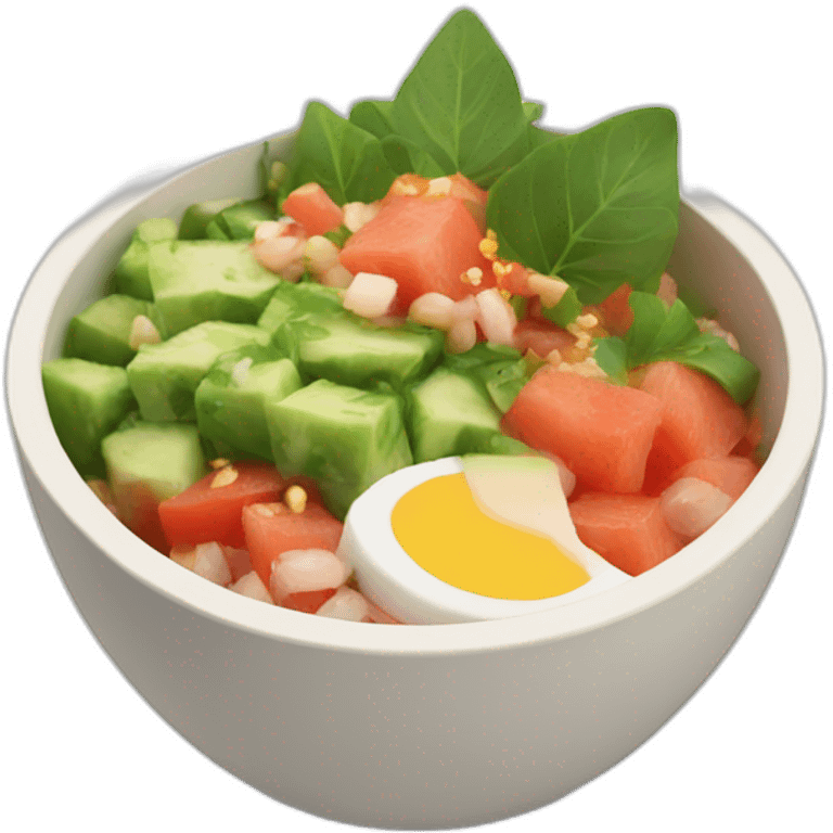 poke bowl emoji