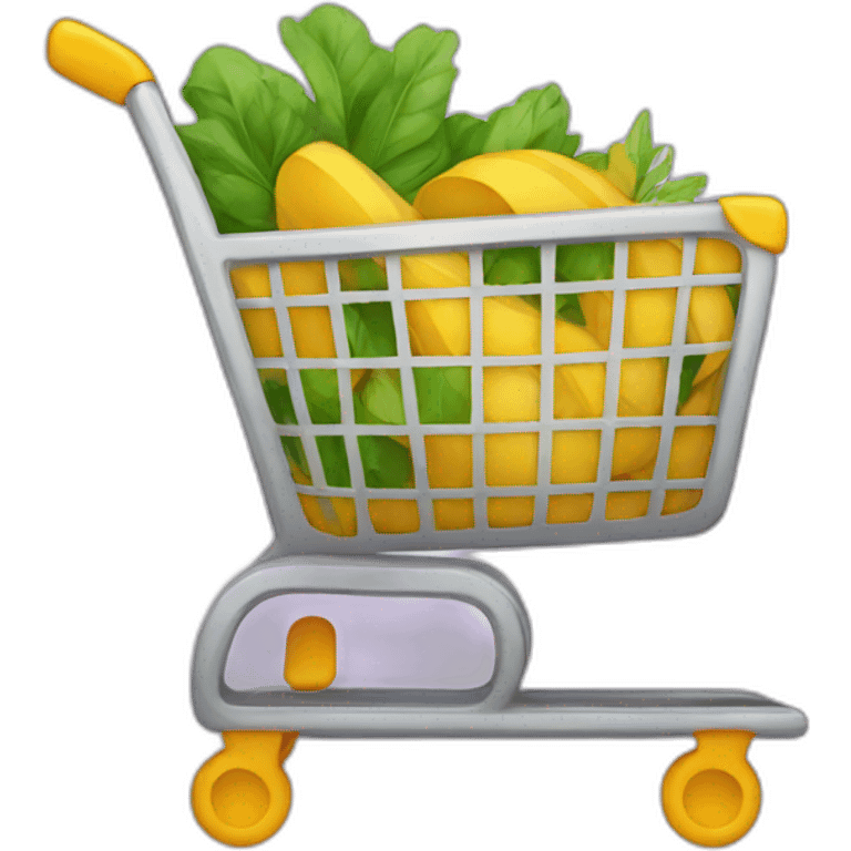 Shopping cart emoji