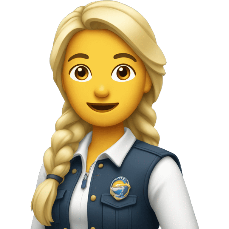 Girl tour guide emoji